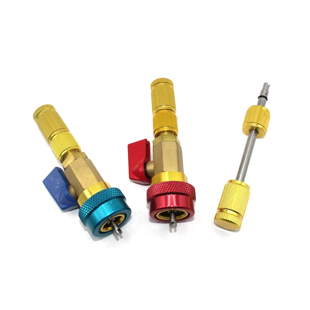 Remocor/Extractores de núcleo de válvula R134a R12, instalador, herramienta de reparación de válvula de aire acondicionado del coche, removedor rápido, presión alta/baja
