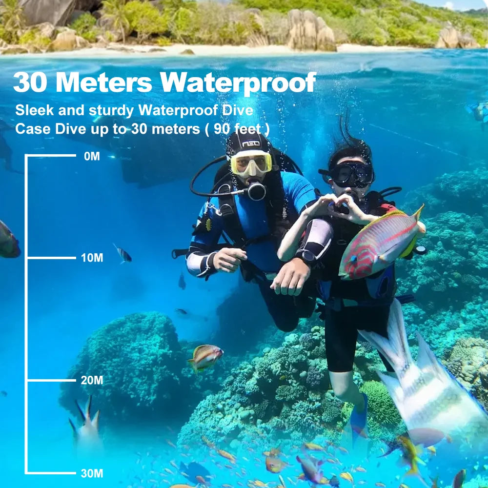 Magecam 4K Action Camera 1080P/30FPS WiFi 2.0" 170D Underwater Waterproof Helmet Video Recording Camera Outdoor Sports Cameras 