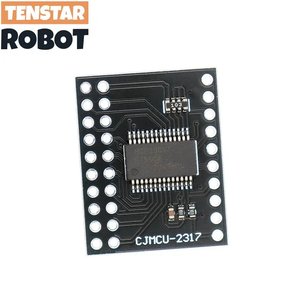 Két MCP23017 I2C I/O bővítő modul