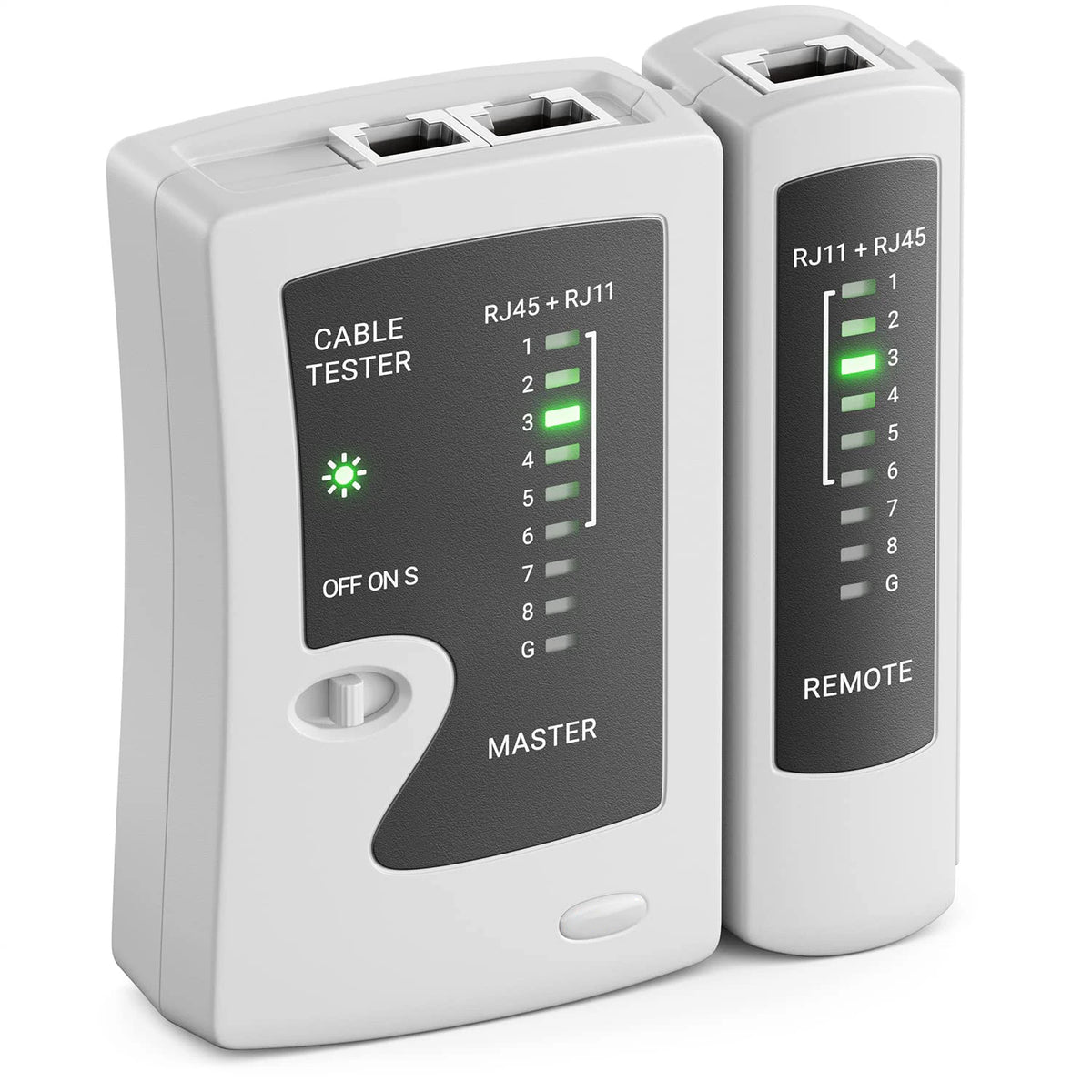 RJ45 and RJ11 Network Cable Tester