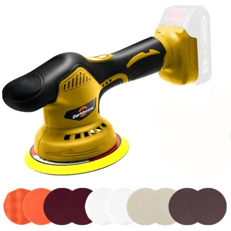 Cordless 6-Inch Buffer Polisher for Dewalt 20V Batteries