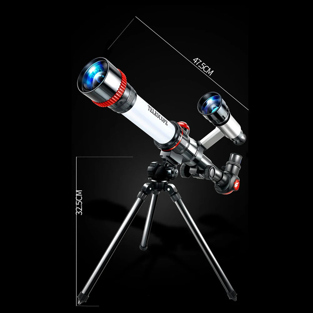 0|Professional Astronomical Telescope 20X 30X 40X Powerful Monocular Portable HD Moon Space Planet Observation Gifts for Children