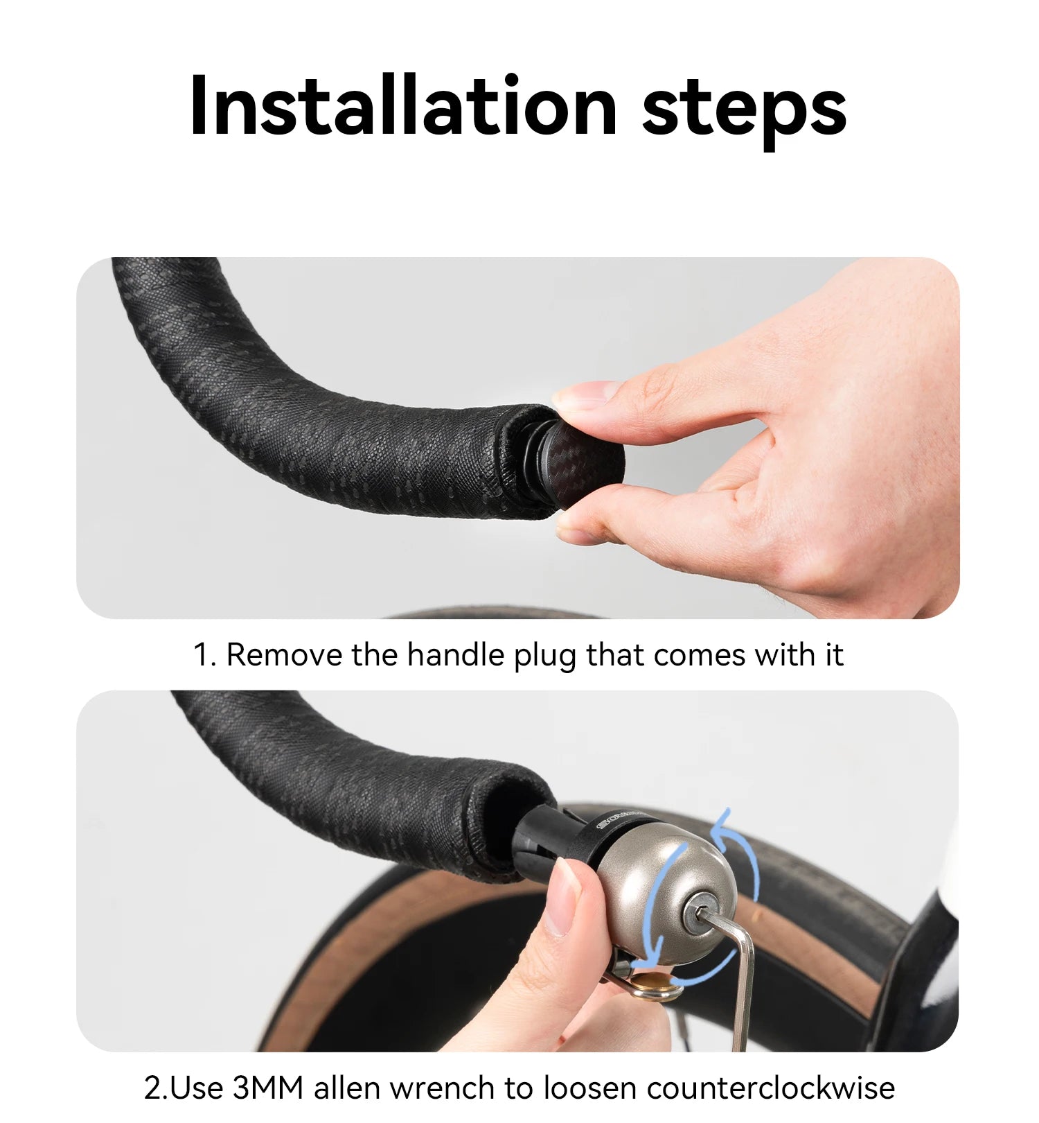 Bicycle Bell 100dB Loud Ring for 22.2mm Handlebars