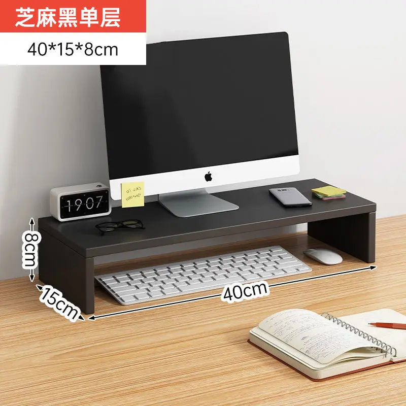 Monitorverhoger met opbergruimte – bureau-organizer voor laptop en scherm