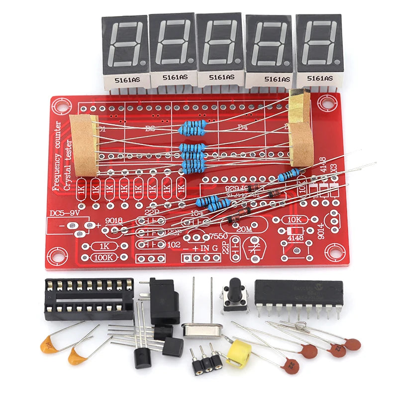 1Hz-50MHz DIY Frequency Counter Kit