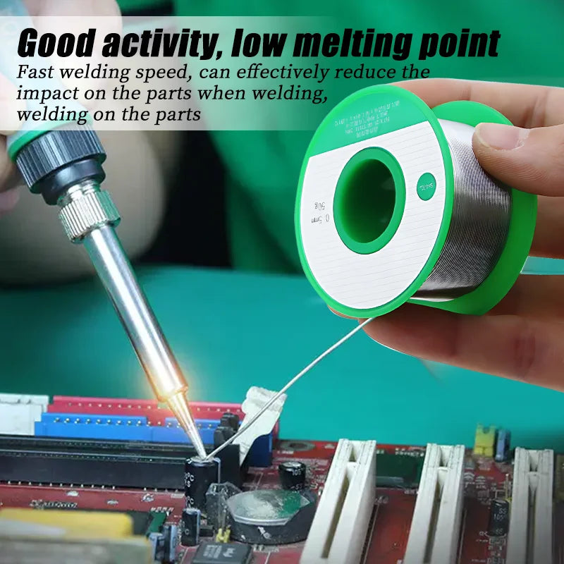 Lead-free Solder Wire Sn99.3/Cu0.7 High Purity Soldering Wire Roll for Electronic Repair Environmental Protection tin Wire Flux 