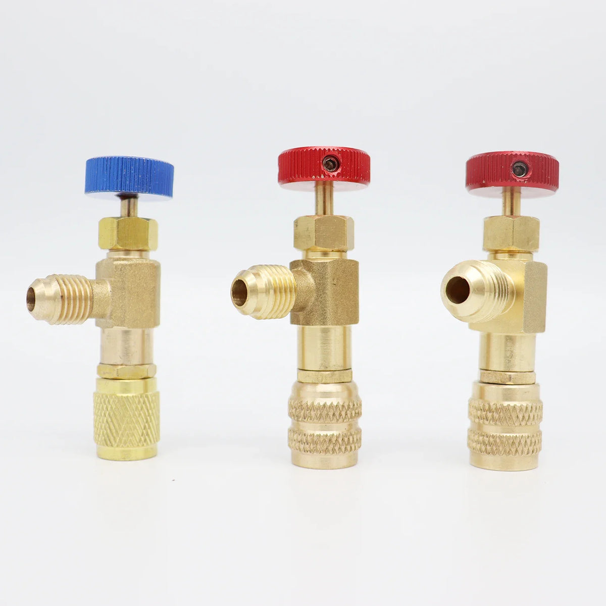 Valve de sécurité liquide R410A R22 Frigorifique Connecteur de sécurité 1/4 "Adaptateur de sécurité Réparation de climatisation et fluide liquide