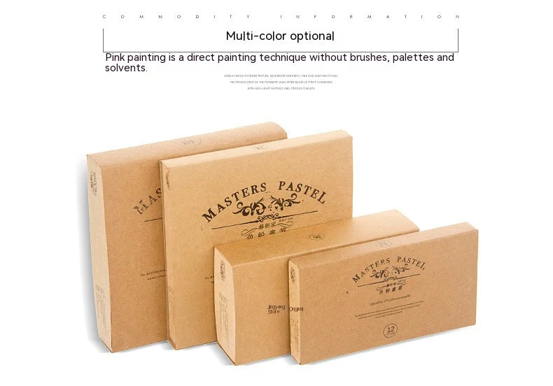 Set artistico di 48 colori di pastelli a gesso morbido