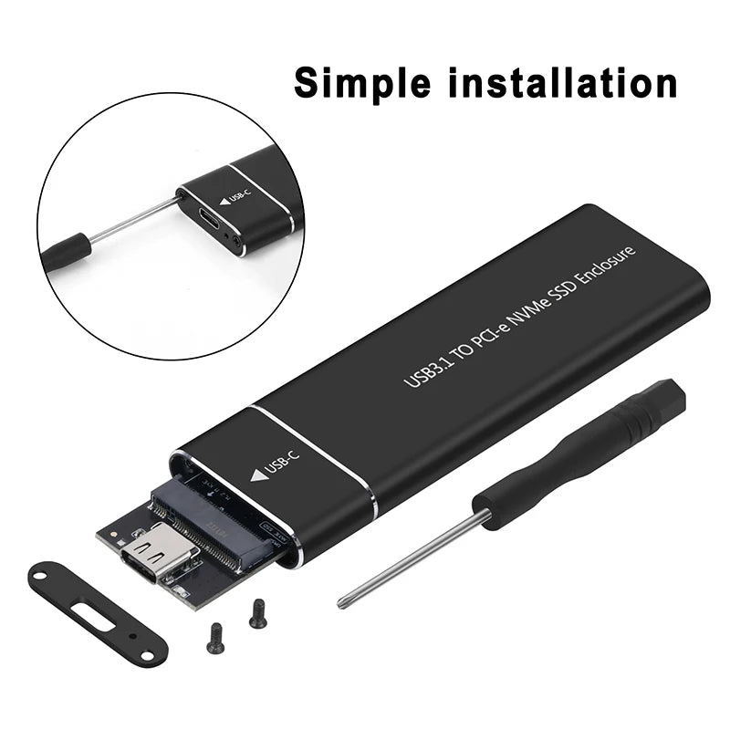 NVMe M.2 USB-C SSD Enclosure