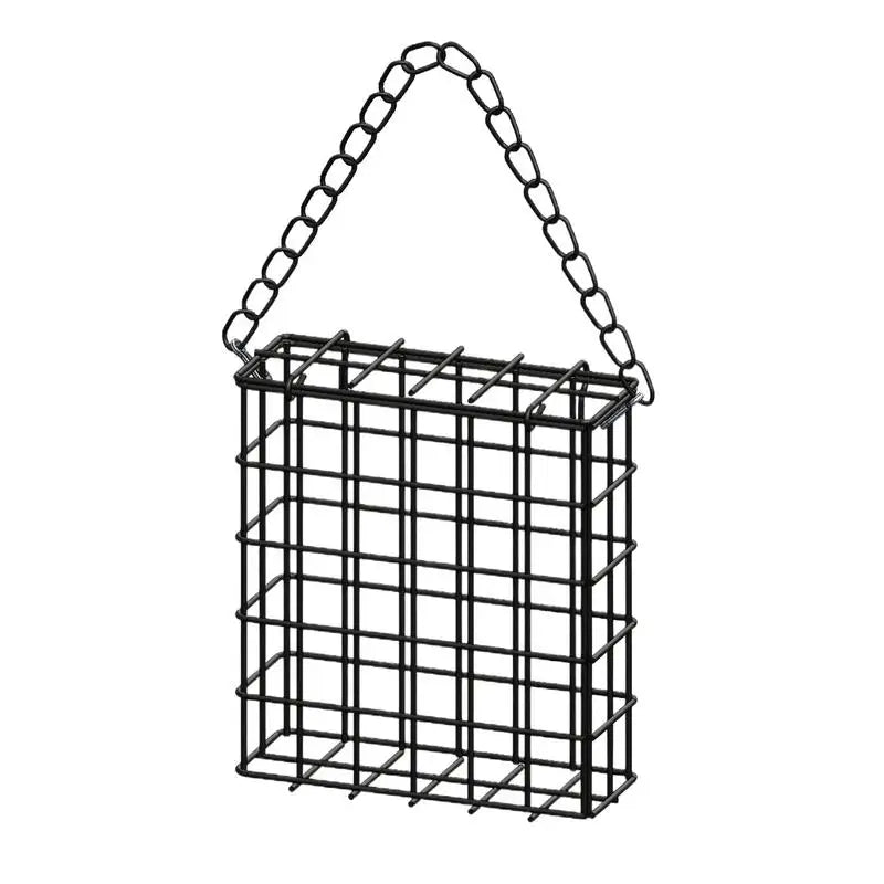 Hanging Wire Suet Bird Feeder, 13 × 13 cm