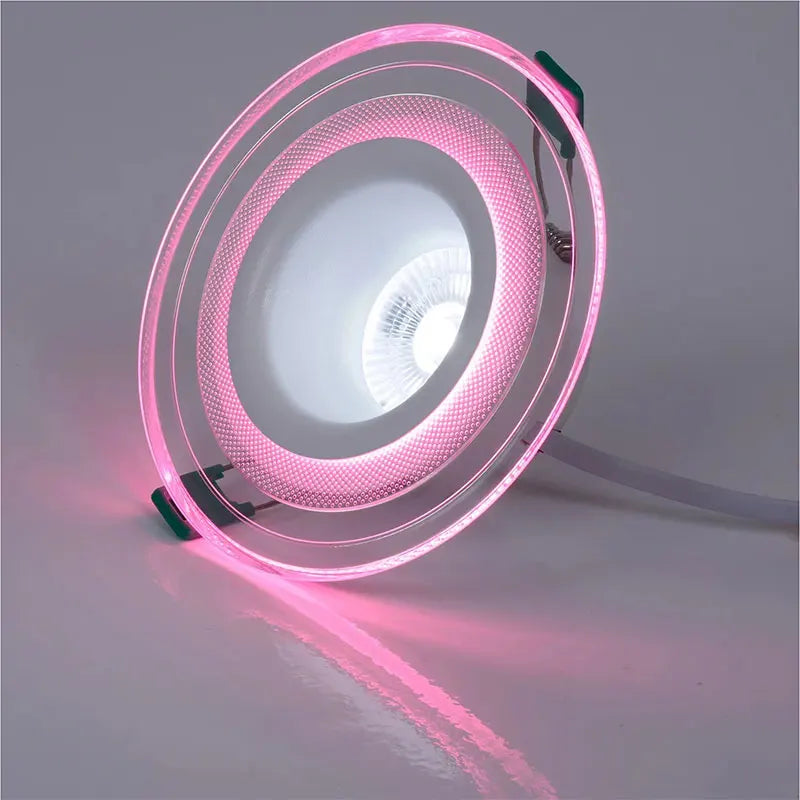 Recessed LED Downlight with Decorative Centre and Edge Light