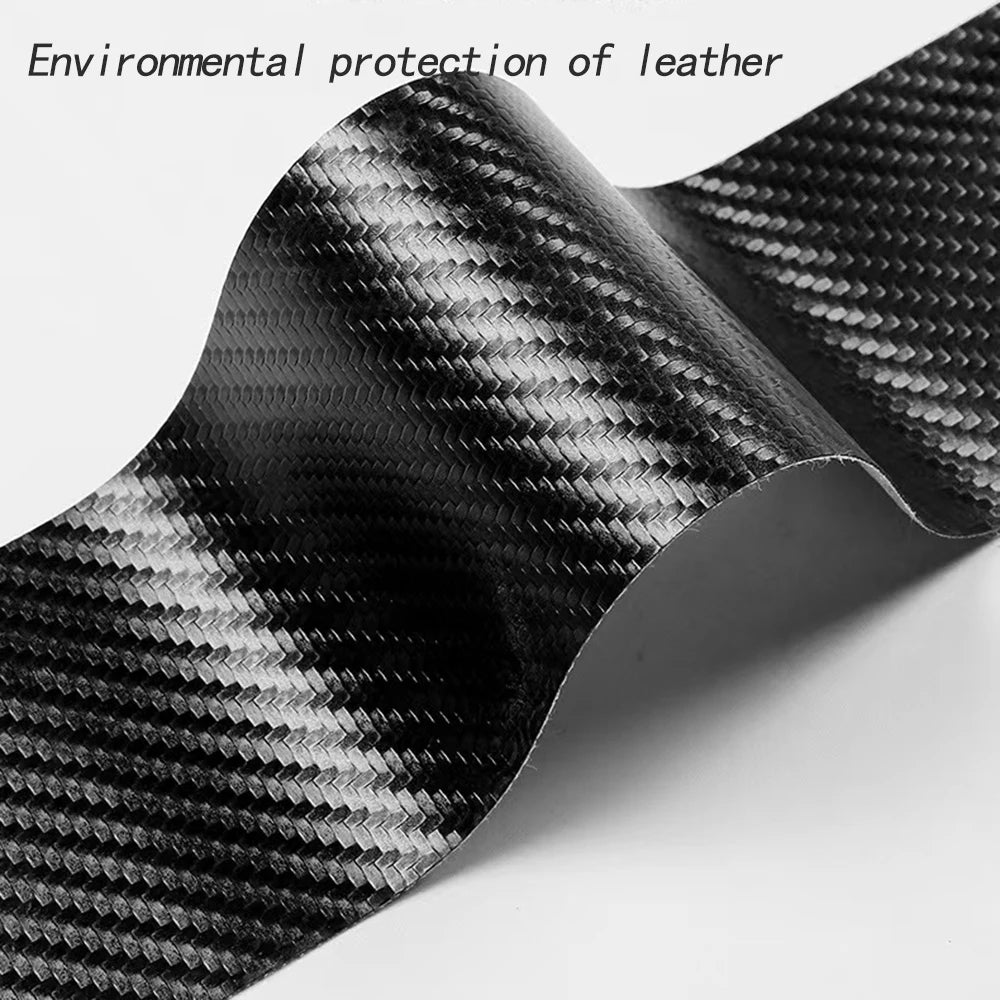 Auto Door Sill Carbon Fiber Car Sticker Protector Strip tailgate Waterproof Protect Film For MG HS ZS MG5 MG6 TF GT6 accessories