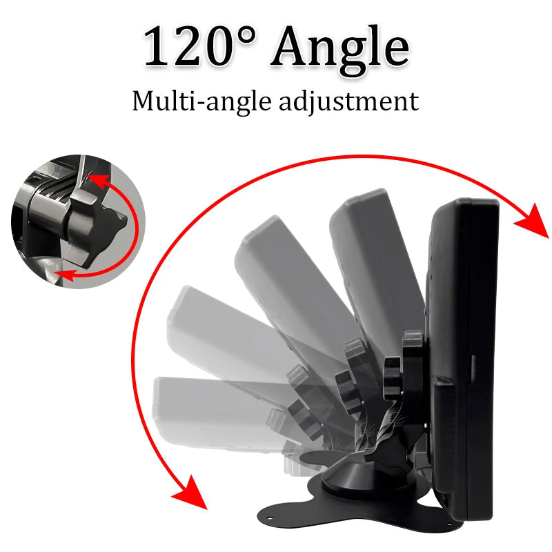 SINOVCLE 7 Inch Car Monitor Screen Rear View Camera HD Digital 2 Way Video Input Rearview Image 9V-36V TFT LCD Parking System 