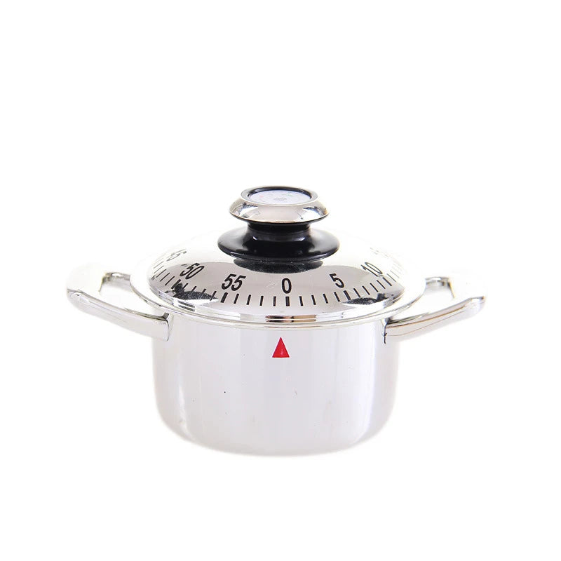 60-Minute Mechanical Kitchen Timer with Bell Alarm
