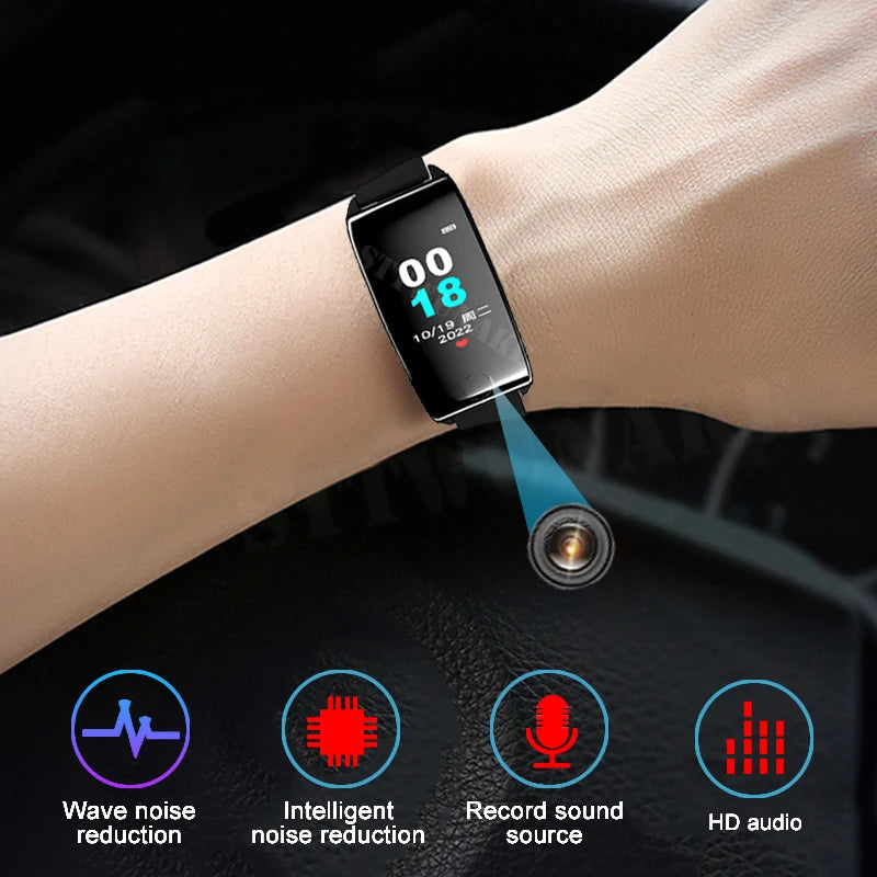 Mini Camera Watch 1080P HD DV Professional Digital Voice Video Recorder Bracelet Dictaphone Sound Small Micro Home Secret 