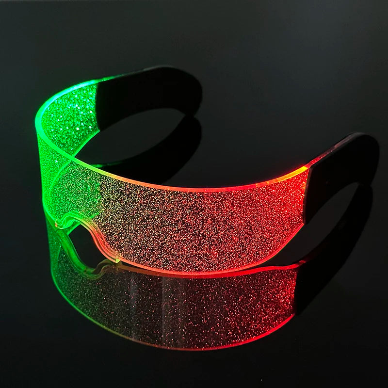 New Colorful LED Glasses Women Men Decor Eyewear Luminous Party Glasses Glowing For  Rave Night Club Bar  Dancing Party 