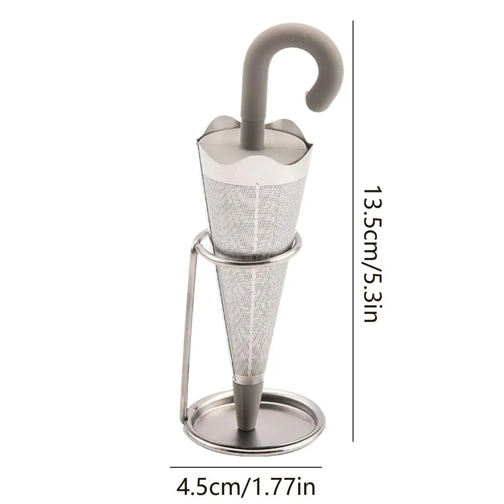 Umbrella-Shaped Loose-Leaf Tea Infuser
