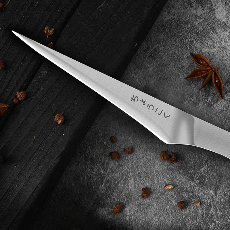 Stainless Steel Fruit Carving Knives, Single or Three-Piece Options
