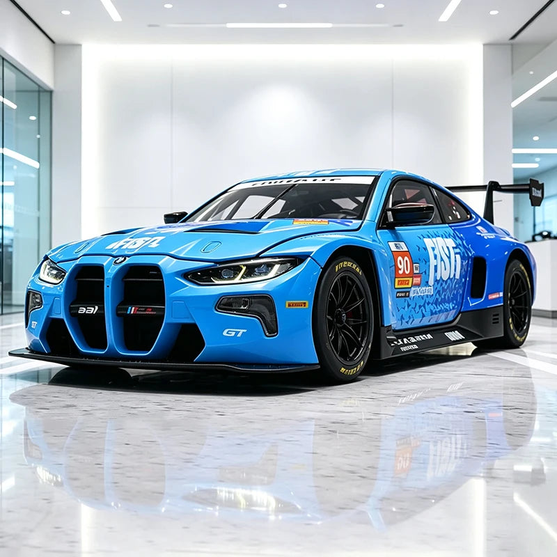 1:24 M4 GT3-modellbil i støpt metall
