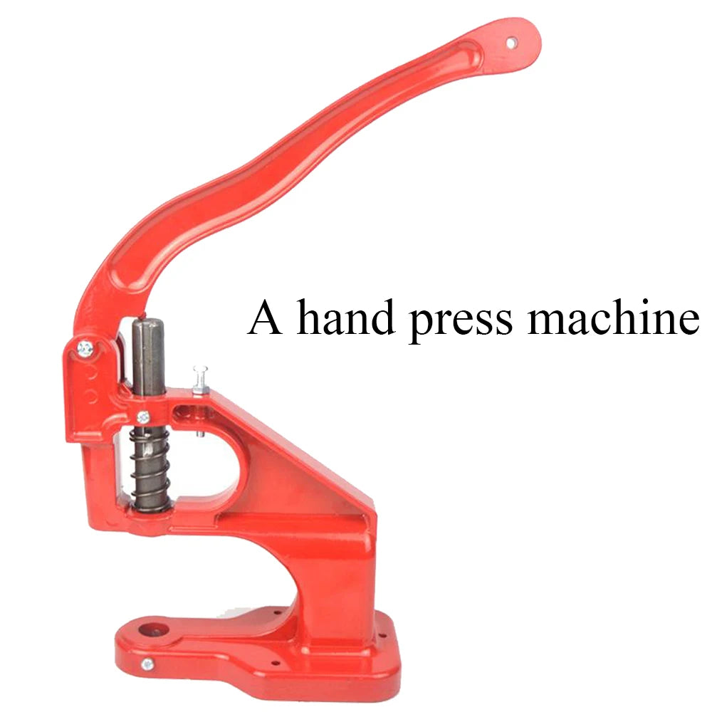 Prensa de banco manual para ojetes, Broches y remaches