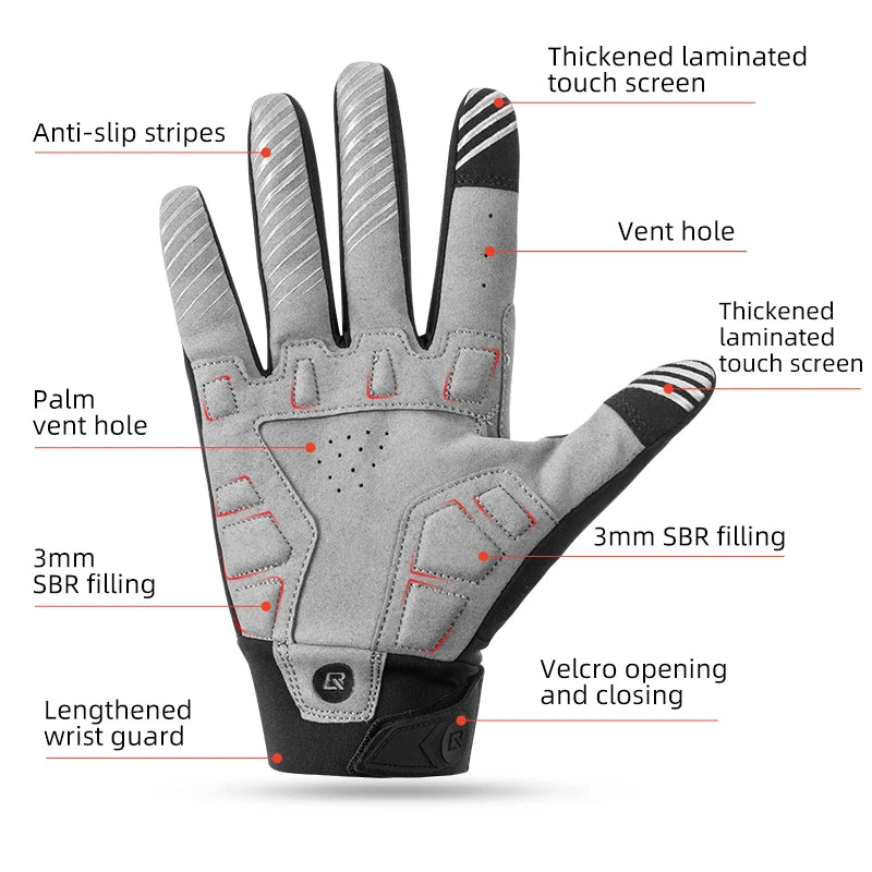 Thermal Cycling Gloves for Cold Weather Riding