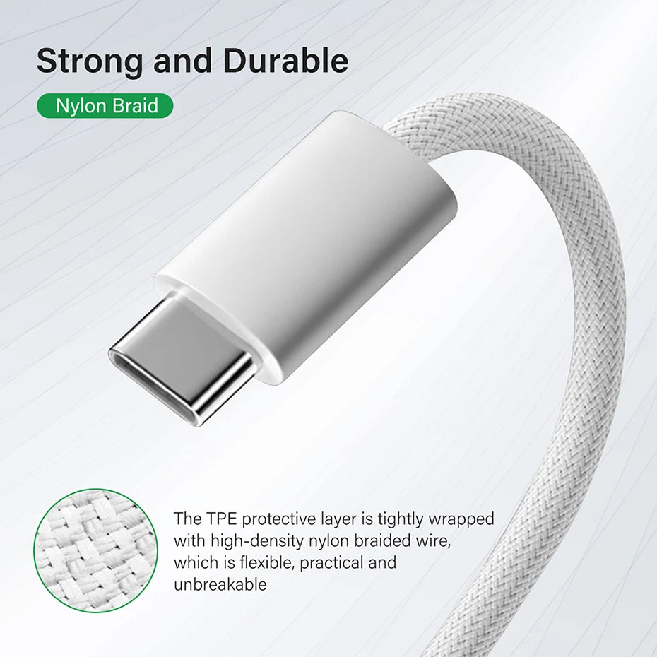 USB-C to Magnetic Charger Cable for Compatible Laptops