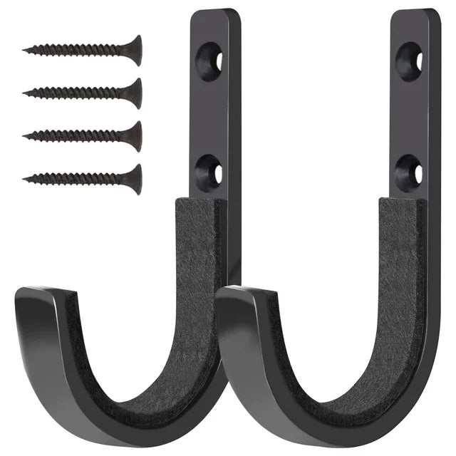 Padded Steel Wall Hangers, Pair