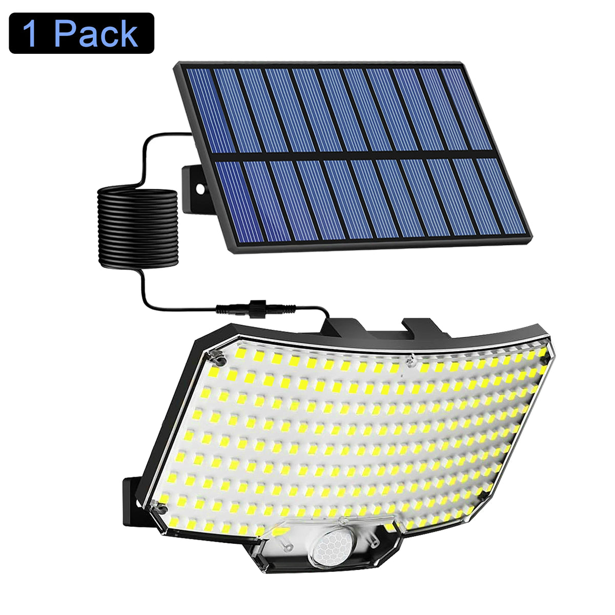 Narzędziowy reflektor solarno-ruchowy z 234 diod LED i pilotem