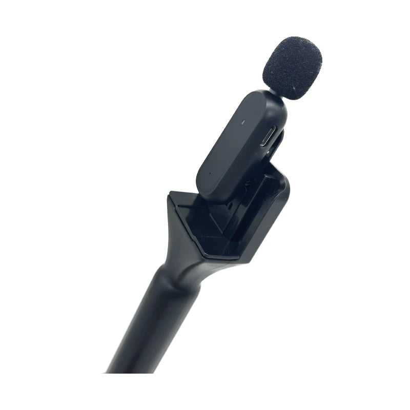 Handadapter für drahtlose Mikrofone bei Interviews