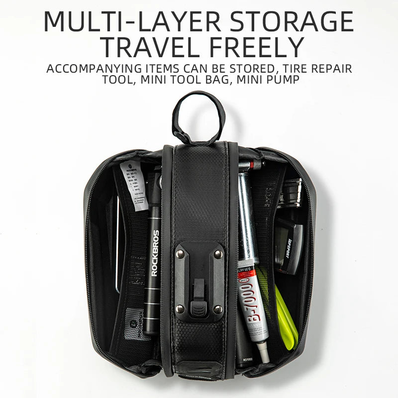 1.7L Waterproof Bicycle Rear Seat Bag