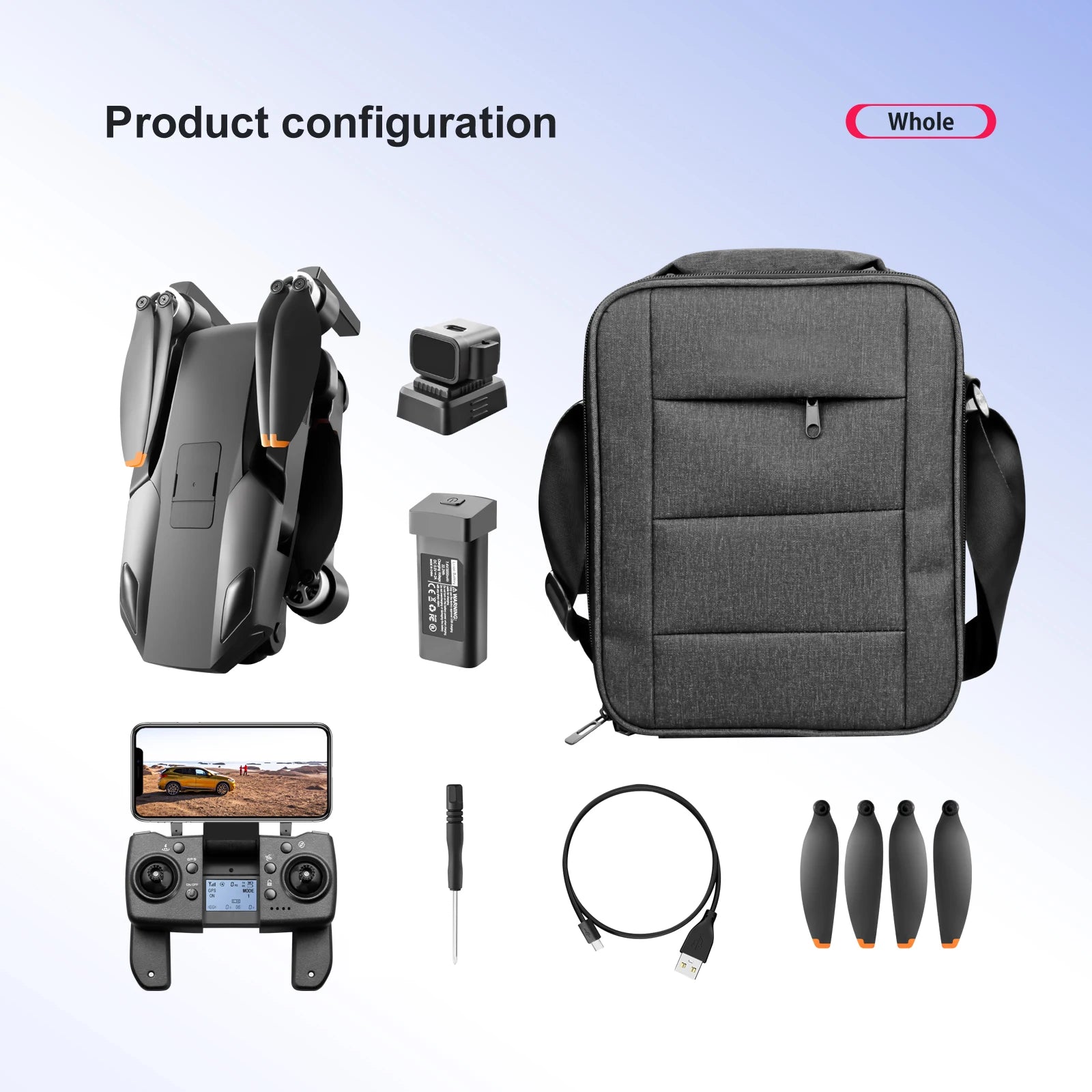 S155 Pro Max 8K GPS Kameralı Drone 3 Eksenli Gimbal ile