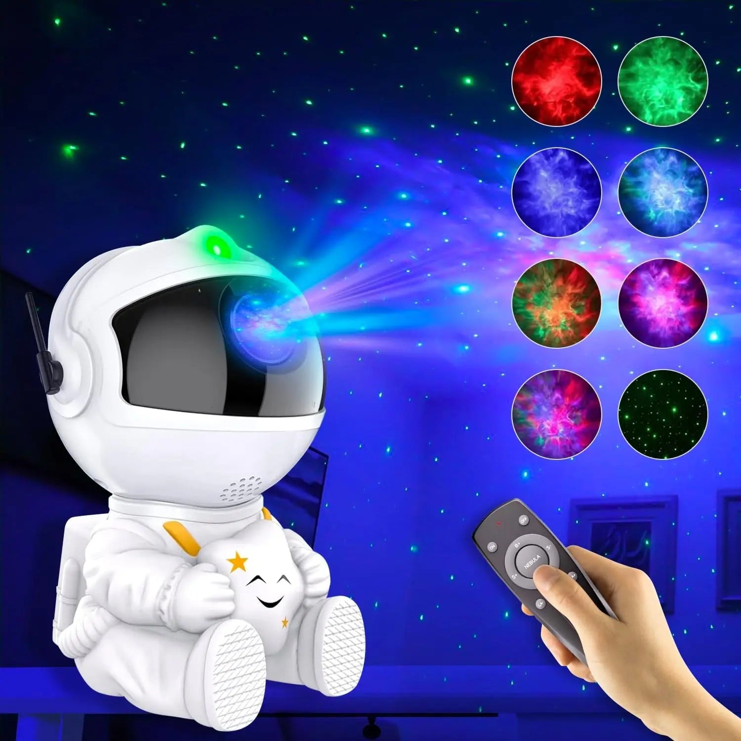Galaxy Projector Led Night Light Star Projector Astronaut Projector Galaxy Light for Home Decorative Bedroom Children Kids Gift 