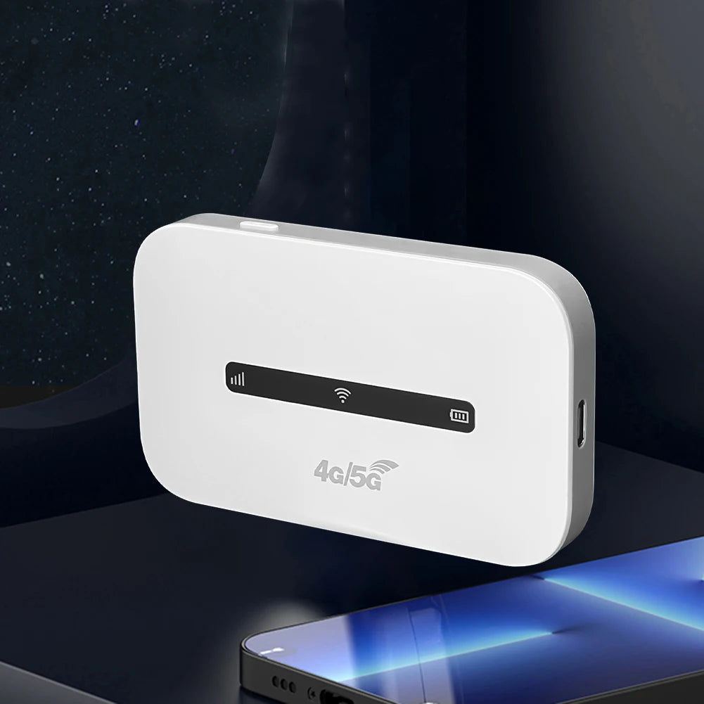 4G LTE Mobile WiFi Router with SIM Slot and Portable Hotspot