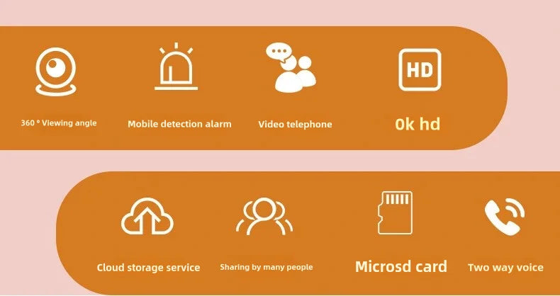 Caméra de surveillance intérieure sans fil 5MP WiFi Vision nocturne PTZ Son à deux voies Protection de sécurité HD Smart Home P6 Slite Robot Cam