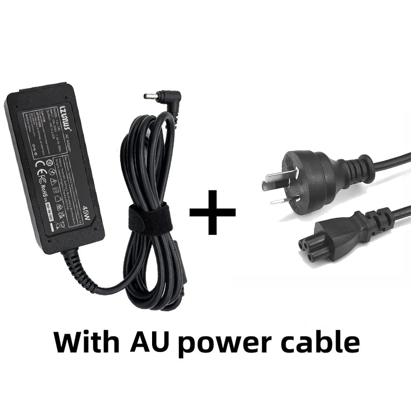 19V 2.37A Laptop Power Adapter, 3.0 x 1.1mm