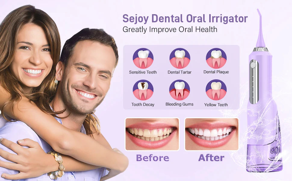 Cordless Electric Water Flosser for Powerful Everyday Oral Care