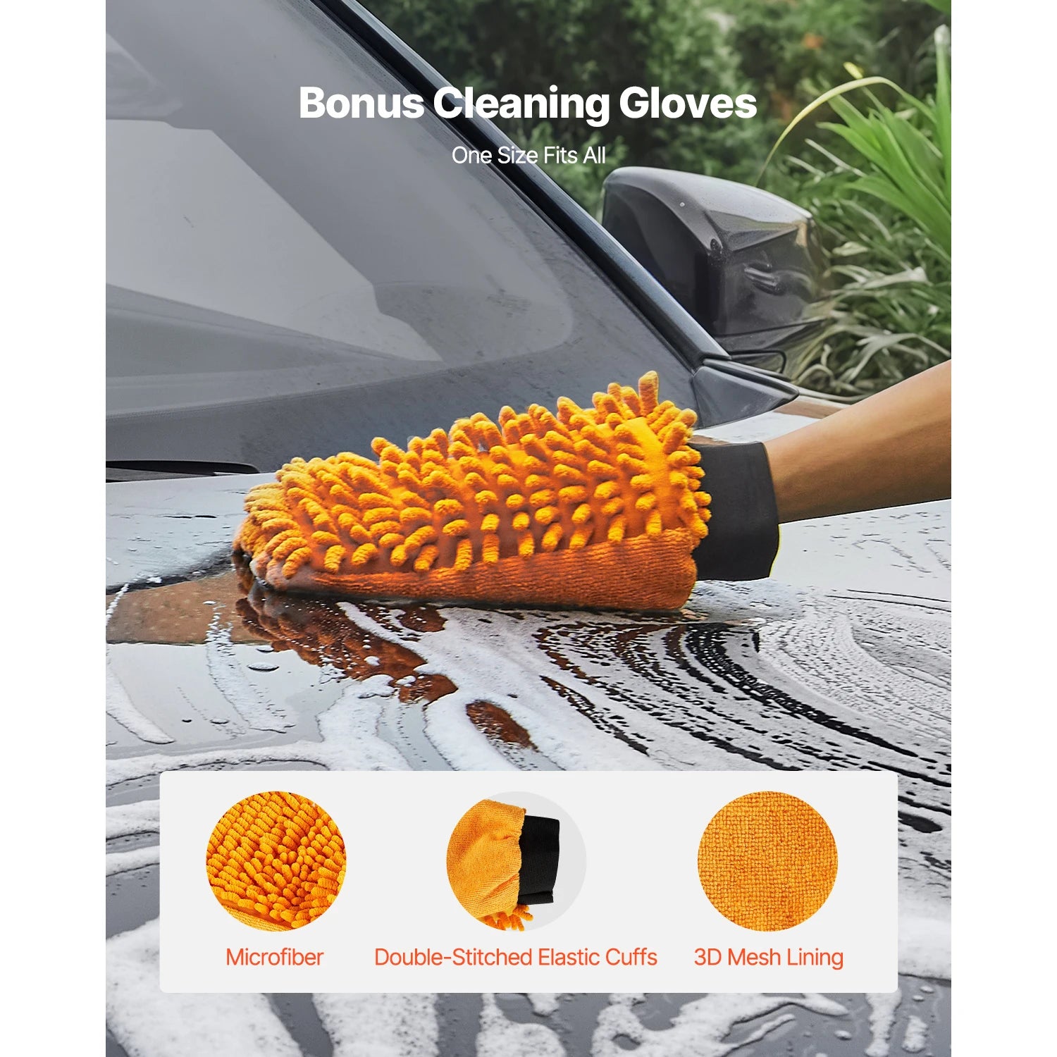 16/24 Inch Pressure Washer Undercarriage Cleaner for Driveway