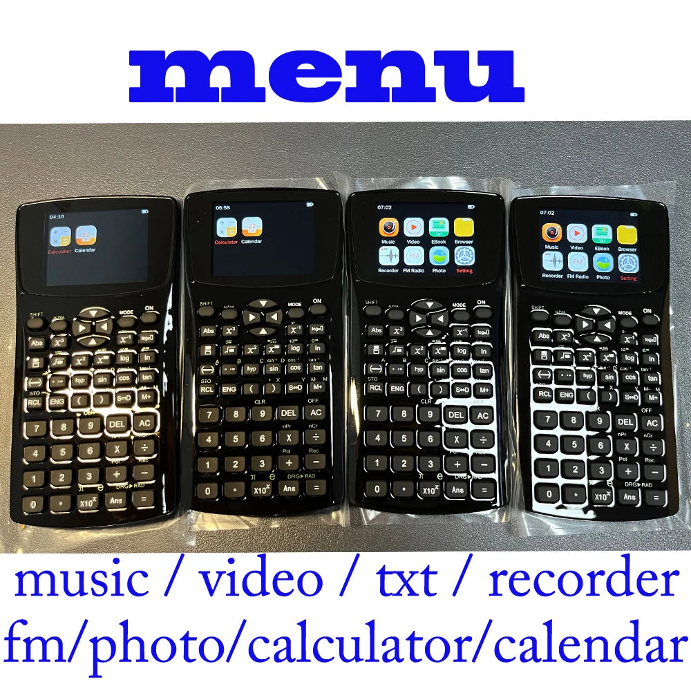 Hidden Calculator Media Player with 4GB Memory and E‑Book Reader