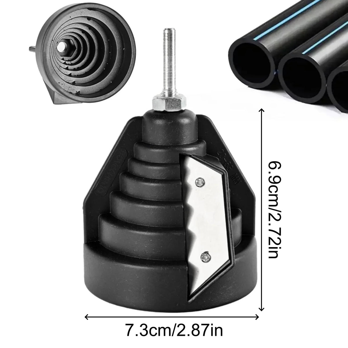 Plastic Pipe Deburring and Chamfering Tool