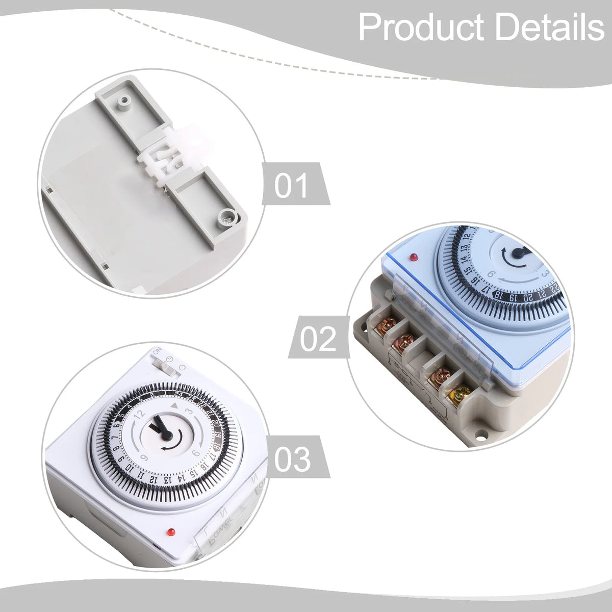 TH-195 Mechanical Daily-Cycle Timer
