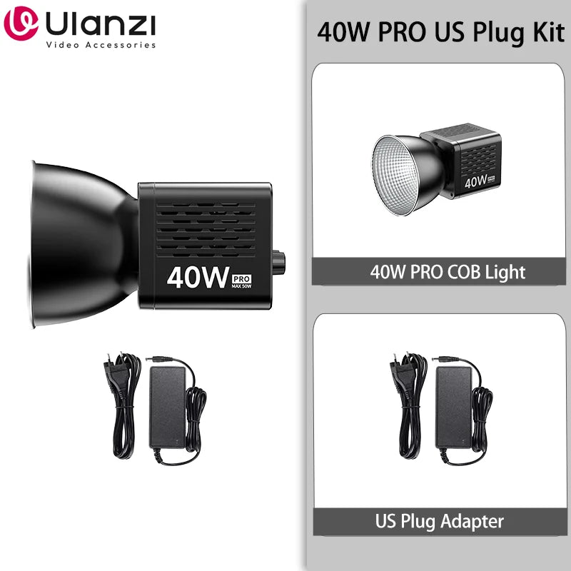 Ulanzi L023 40W Pro Taşınabilir LED Video Işığı