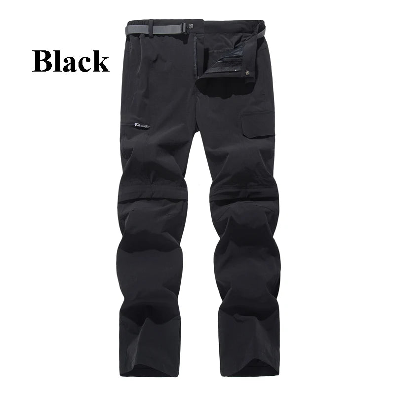 Pantalon de randonnée pour homme Fanuocetar amovible, sèche rapidement, camping, trekking, activités outdoor, pantalon stretch résistant aux rayures