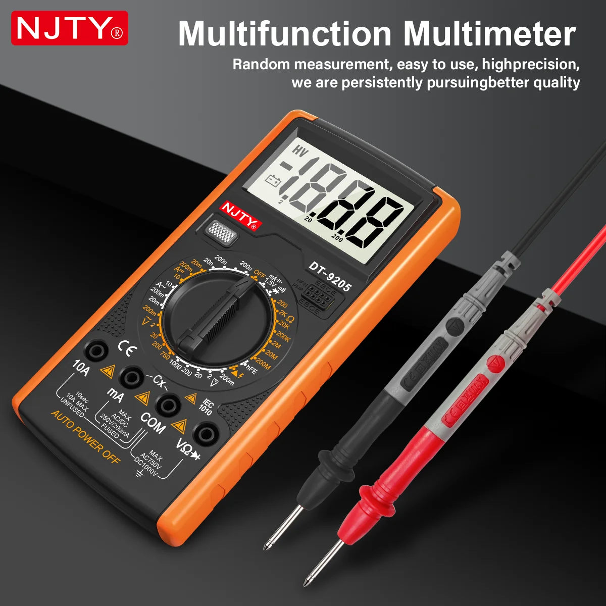 Manual-Range Digital Multimeter
