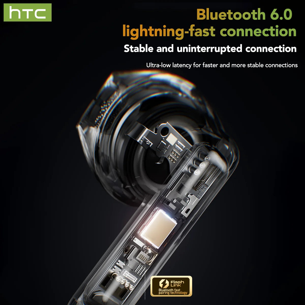 Sliding Cover Bluetooth Wireless Earbuds with ANC and AI Translation