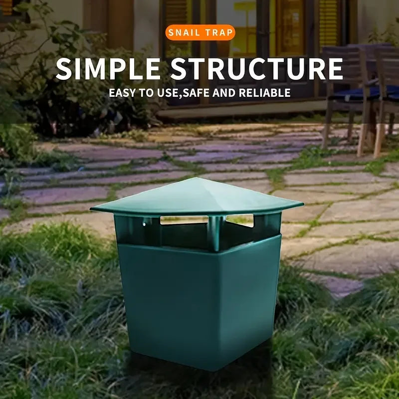 [High-Quality Snail Trap] Durable High-Quality Snail & Slug Trap - Safe Plastic Cage for Vegetables and Flowers 