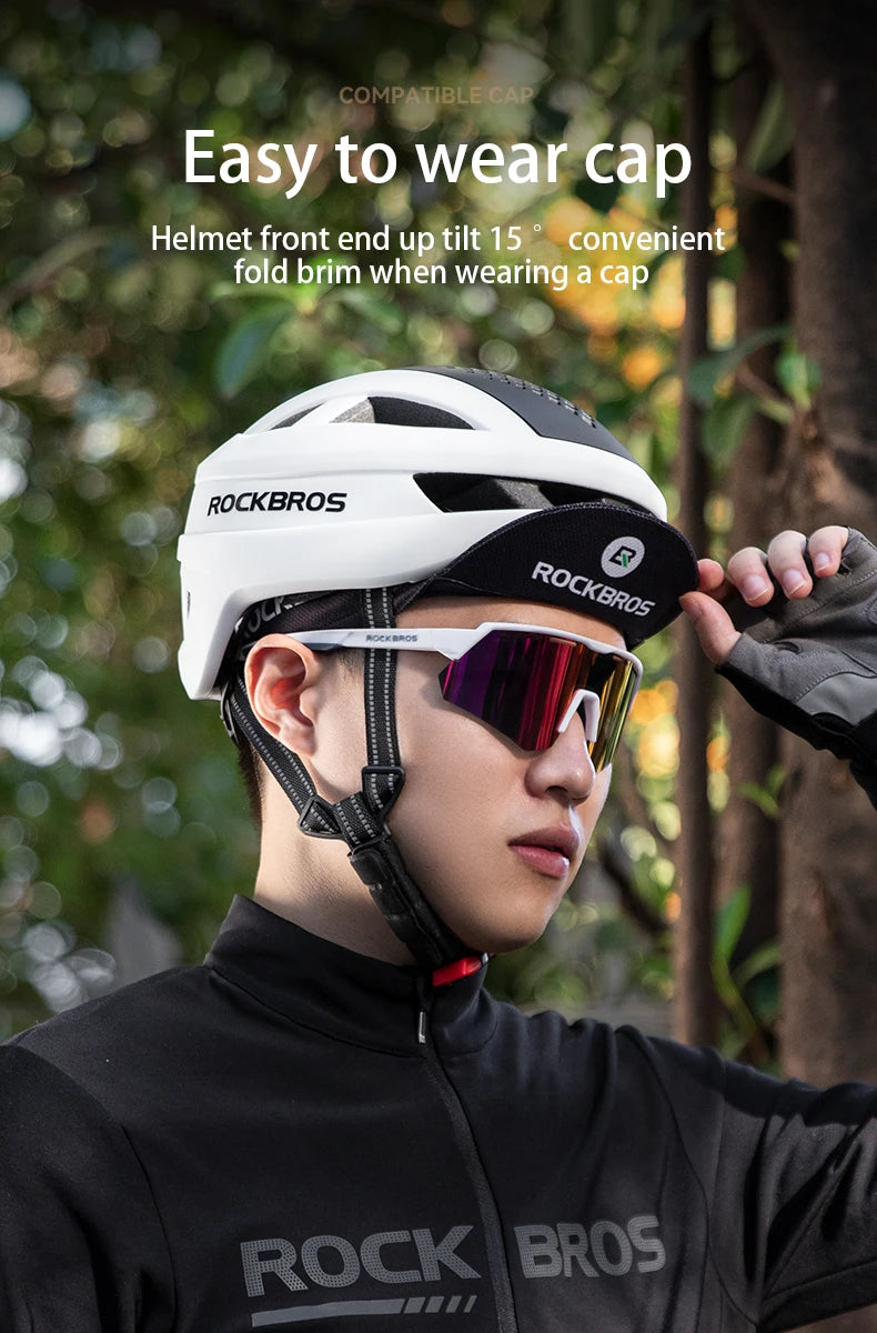 Casco da ciclismo leggero con copertura magnetica e 16–20 prese d’aria