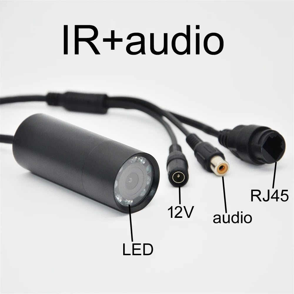 5MP Low Lux POE Waterproof Mini IP Camera for Industry and Security