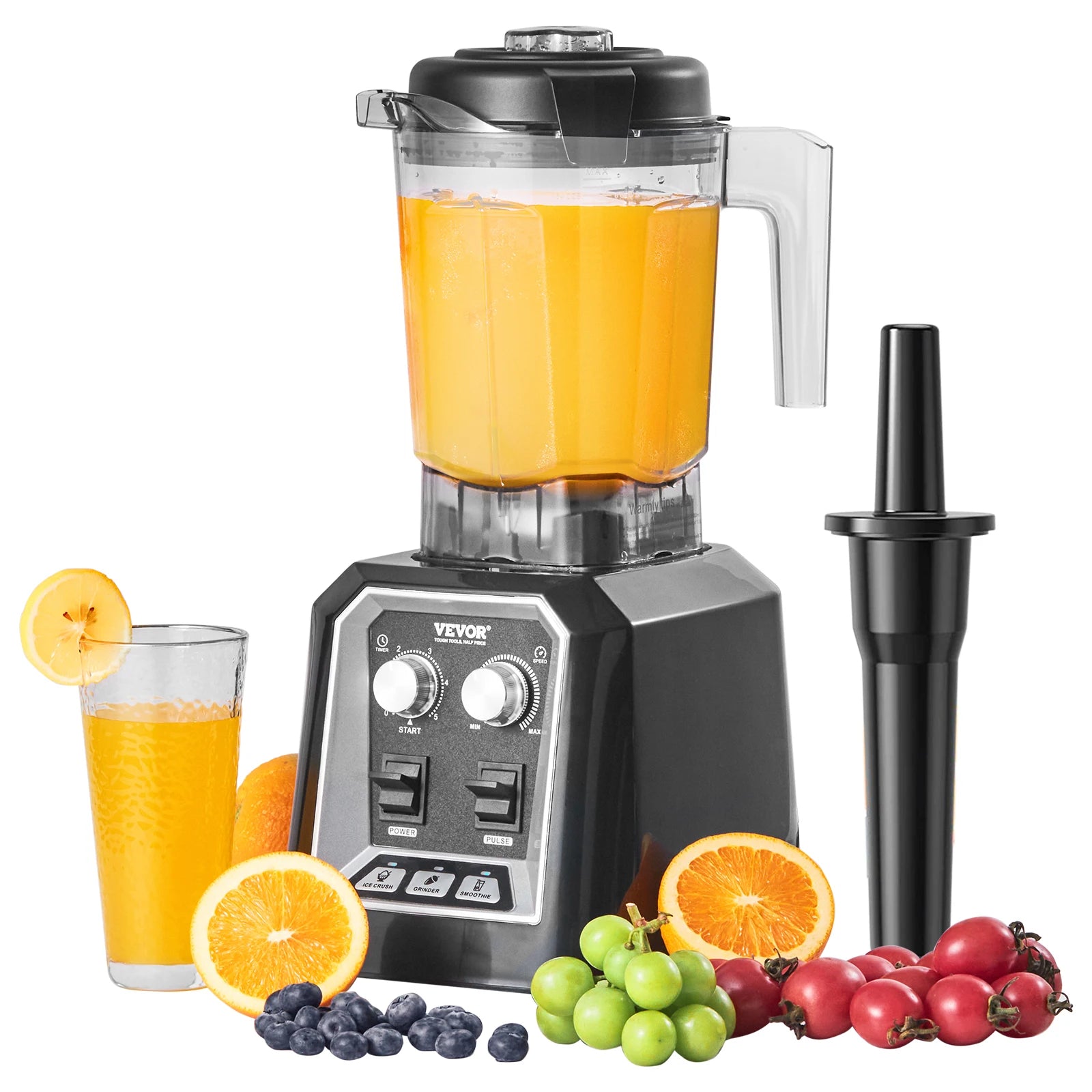 2L Professionel Smoothie Blender 2200W Høj Effekt Bordblender