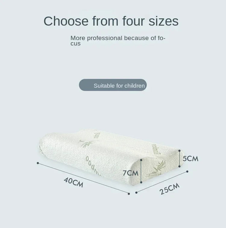 Long Pillow Memory Foam Bedding Pillow Neck Protection Slow Rebound Shaped Maternity Pillow For Sleeping Orthopedic Pillows 