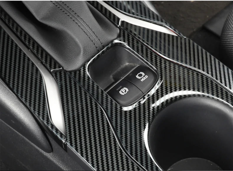 Para Toyota Corolla E210 2019 2020 2021 2022 2023 2024 2025 híbrido, cubiertas de moldura del panel de cambio de palanca central de coche inoxidable